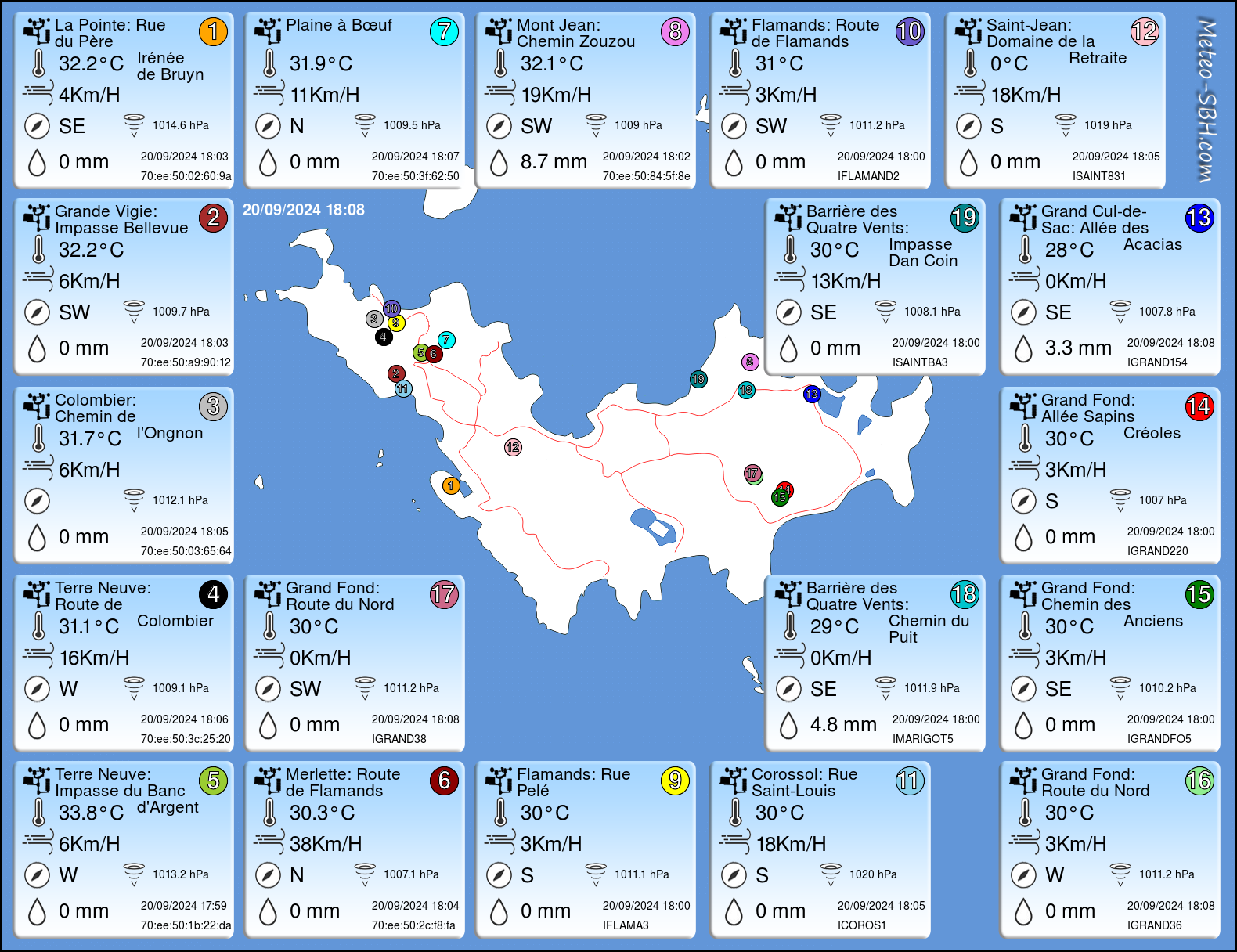 PWS Map SBH