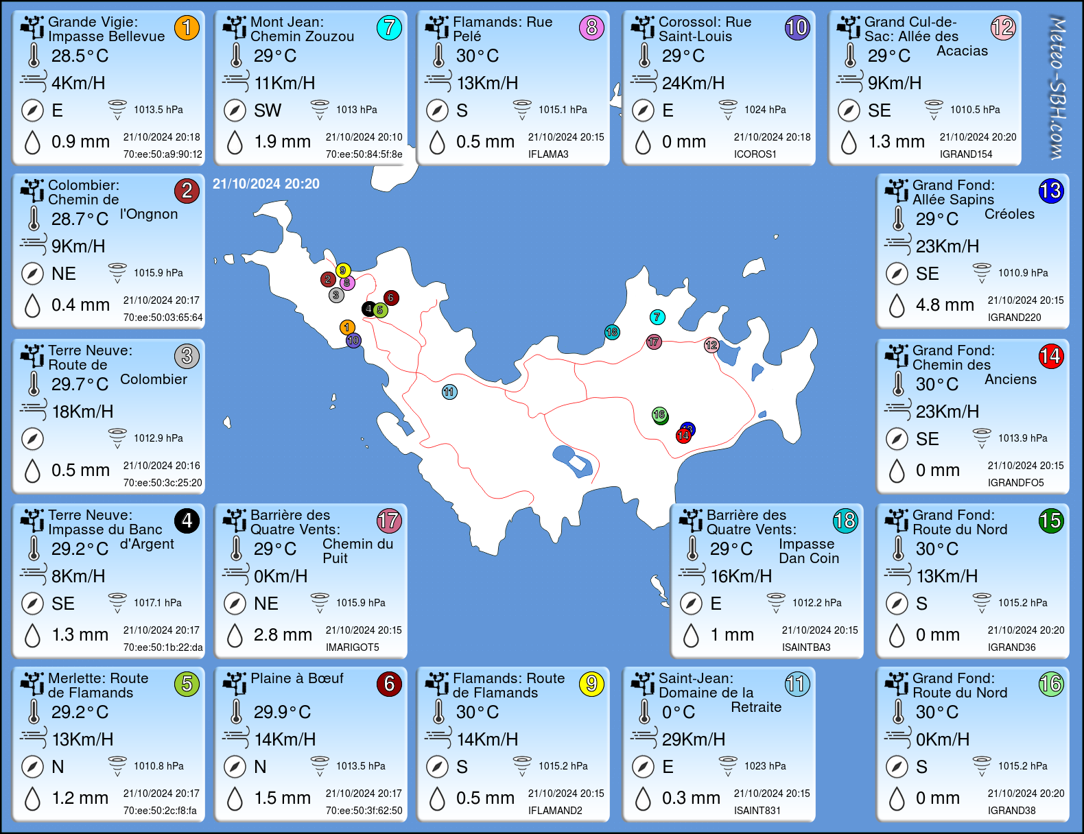 PWS Map SBH