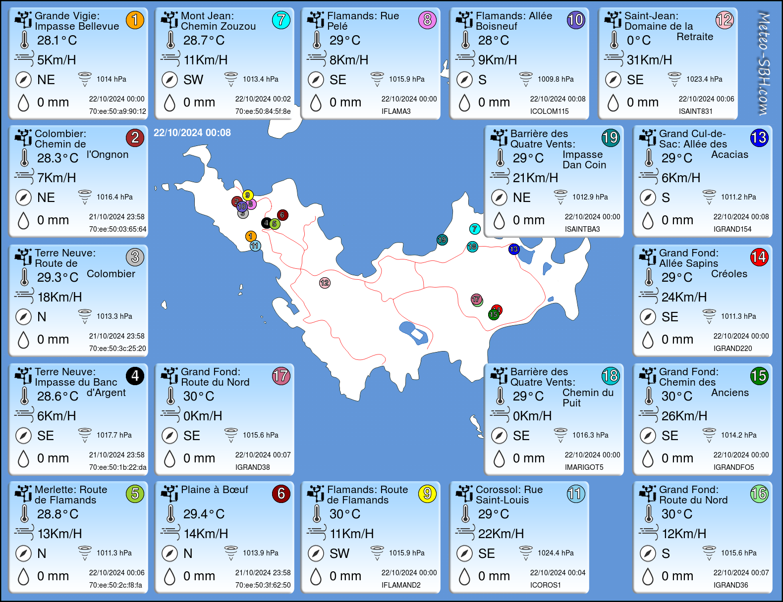 PWS Map SBH