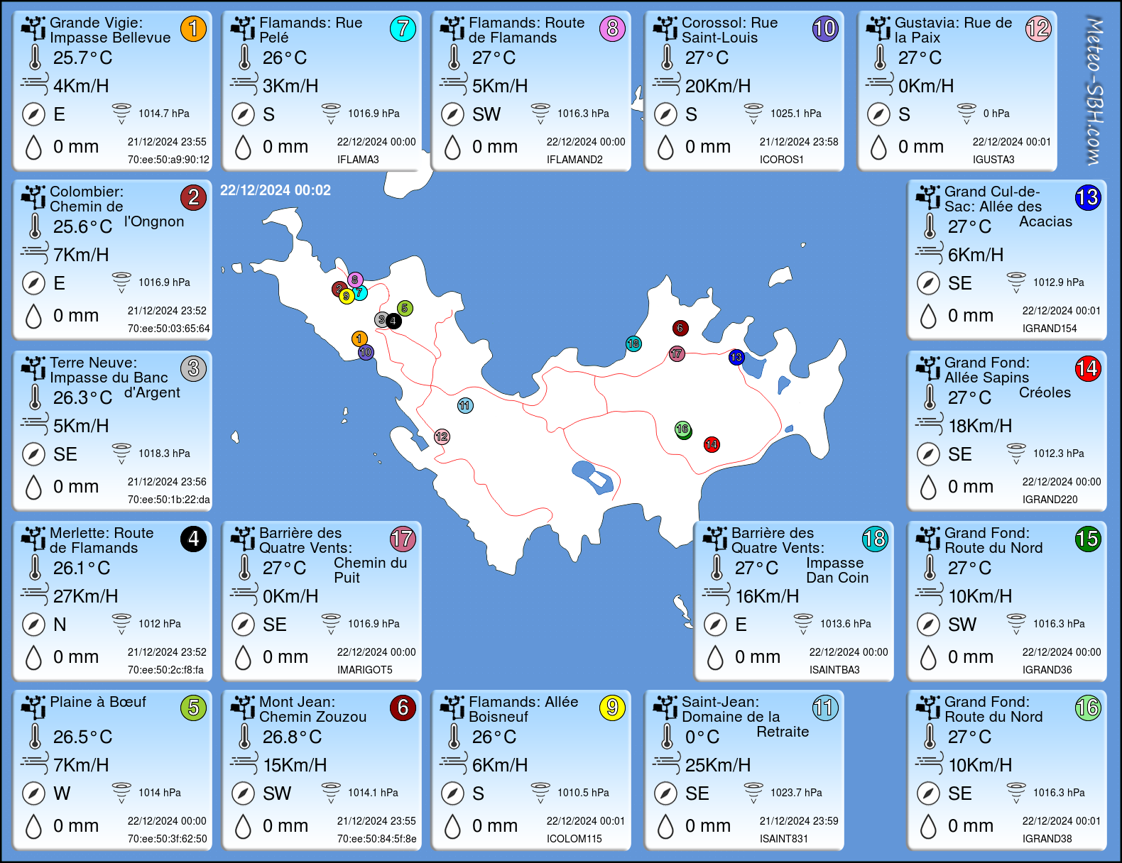 PWS Map SBH