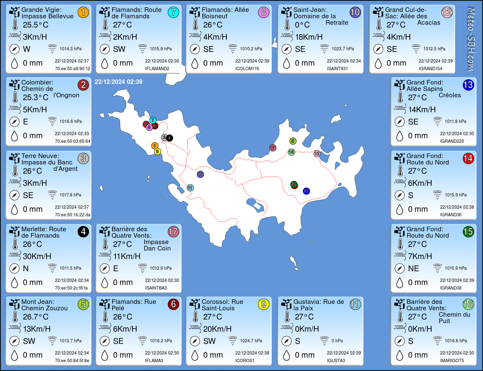 PWS Map SBH