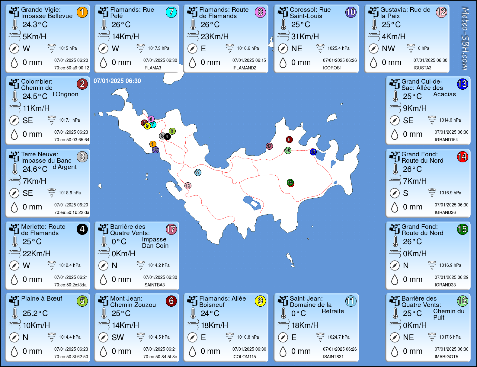 PWS Map SBH