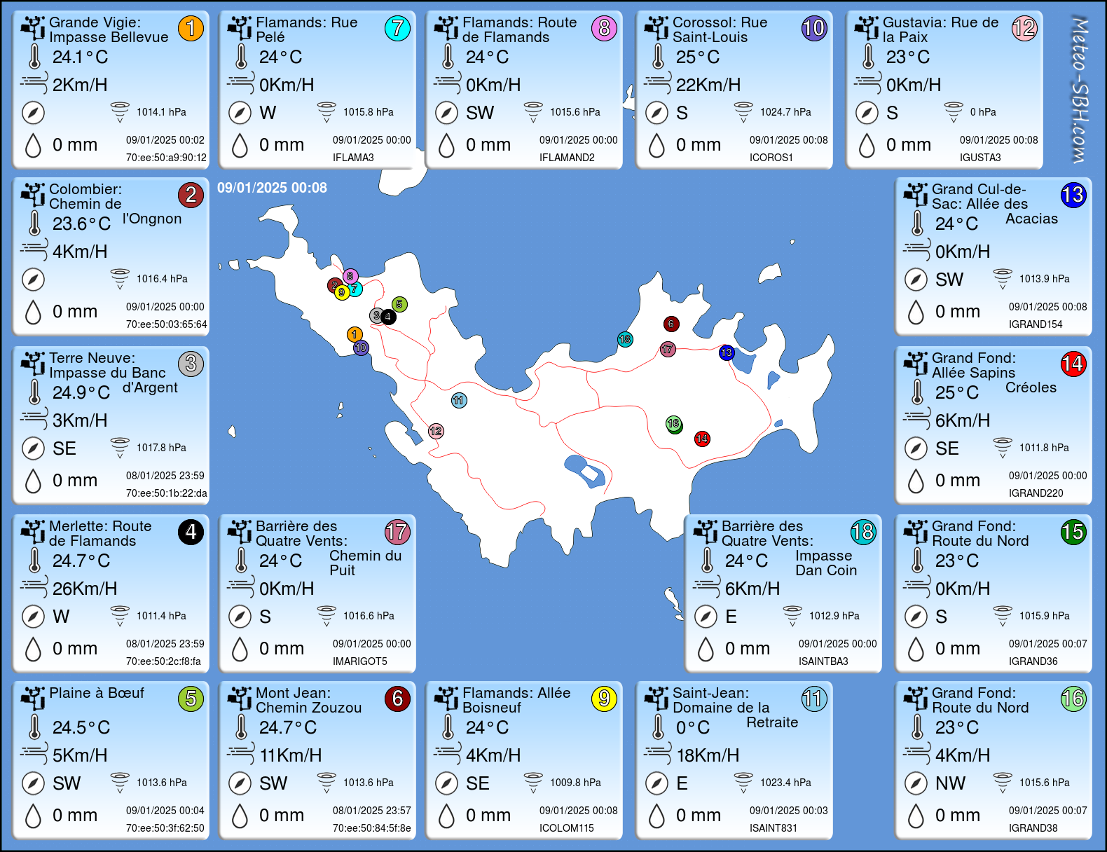 PWS Map SBH