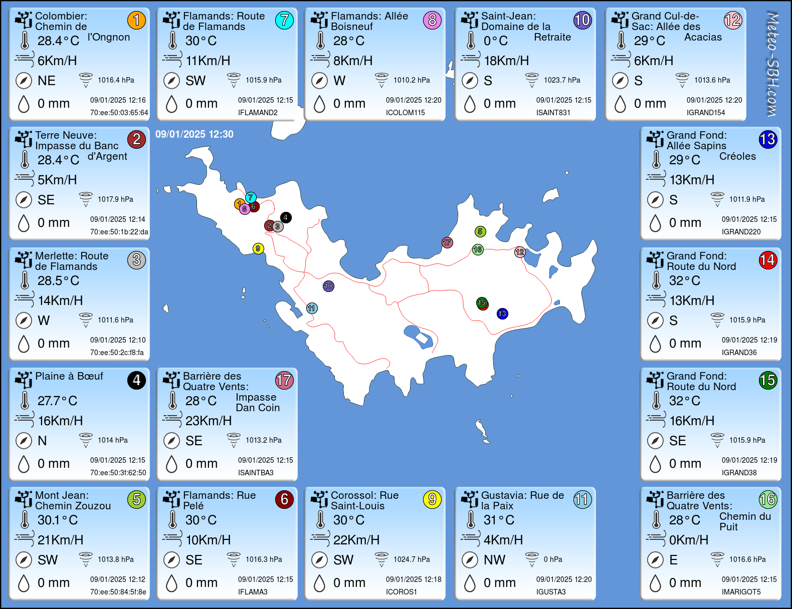 PWS Map SBH