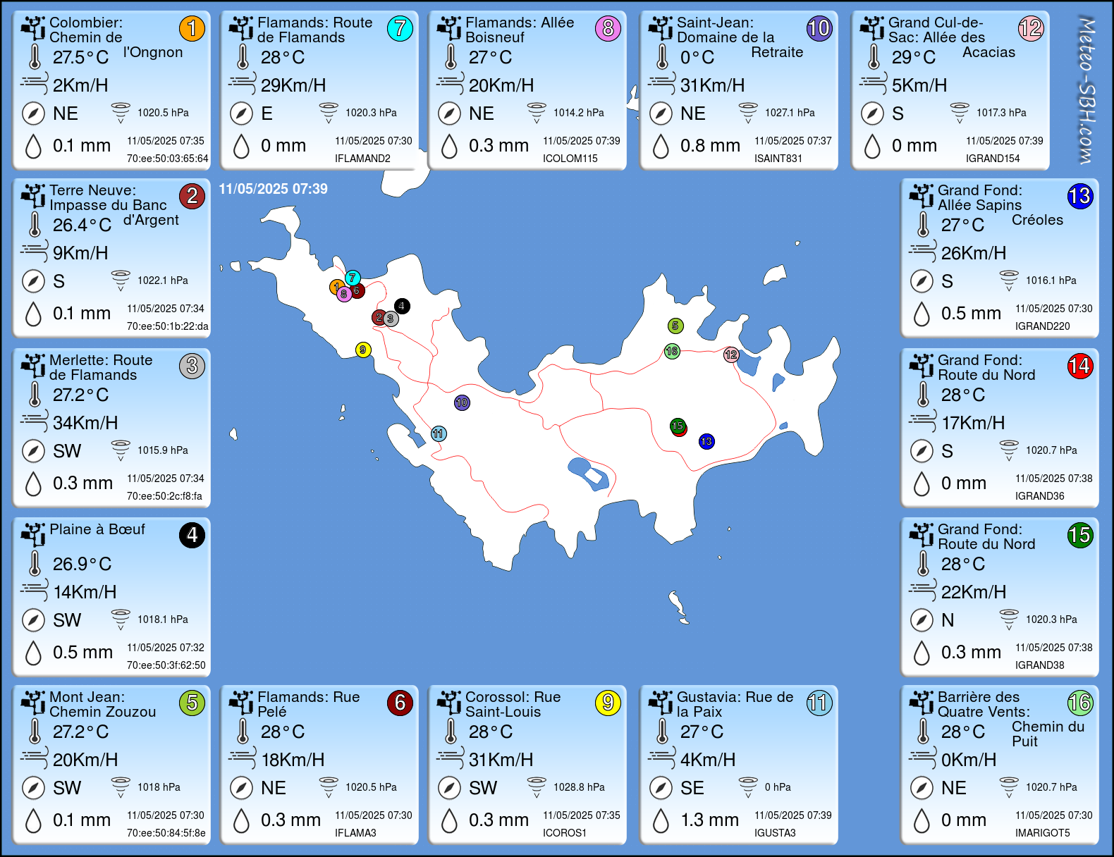 PWS Map SBH