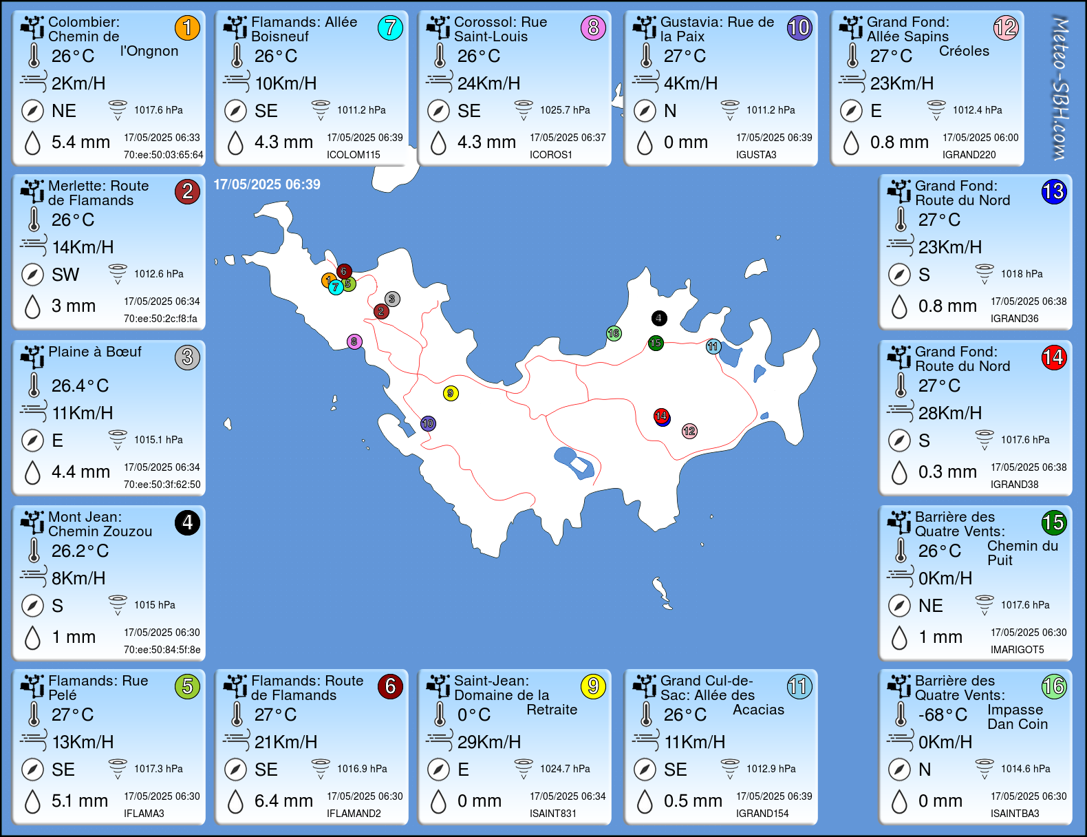 PWS Map SBH