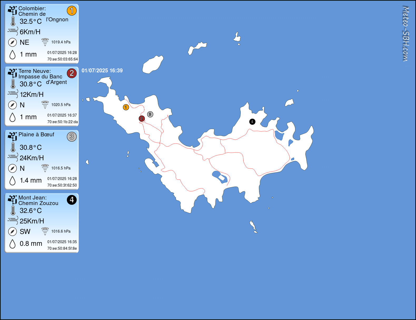 PWS Map SBH