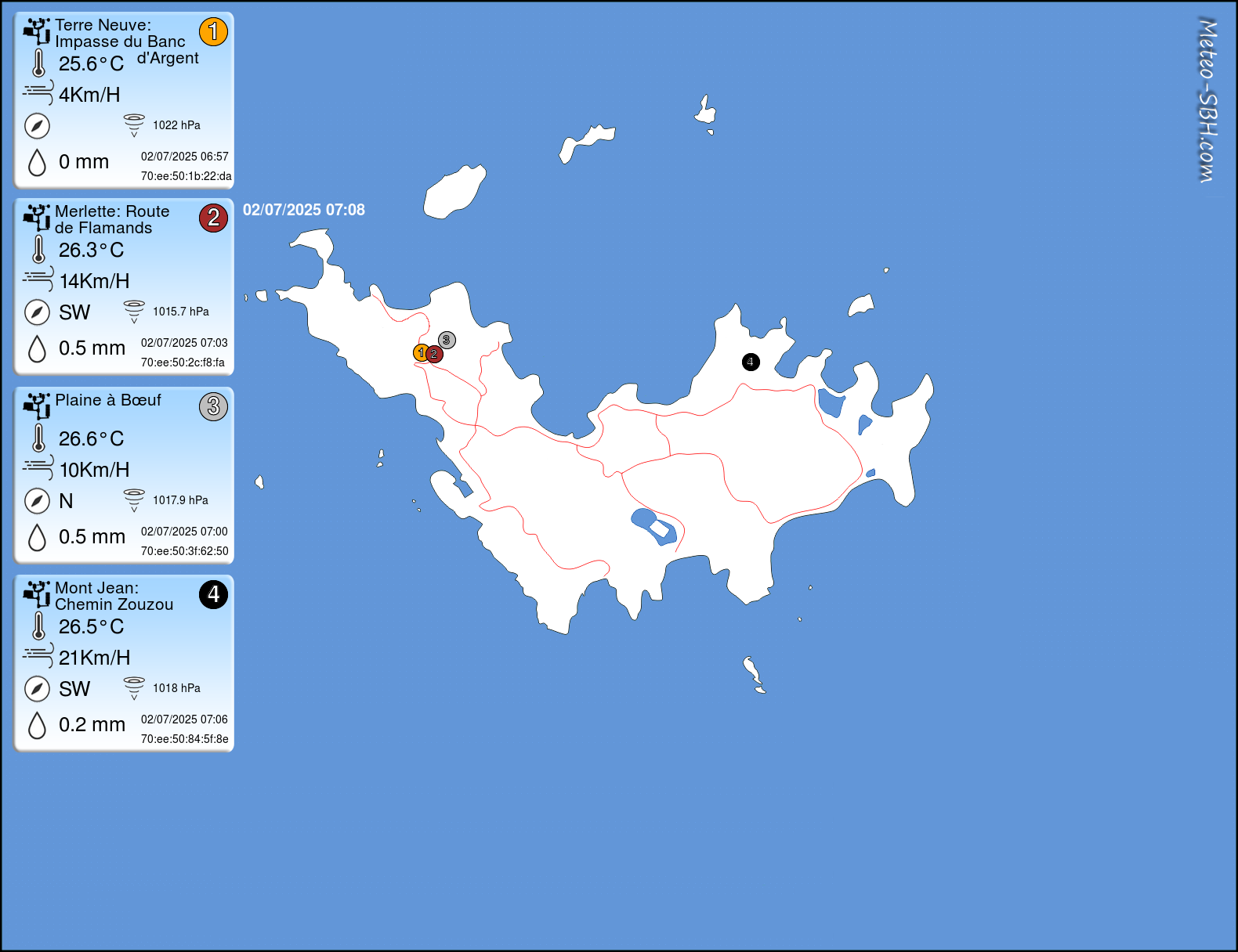 PWS Map SBH