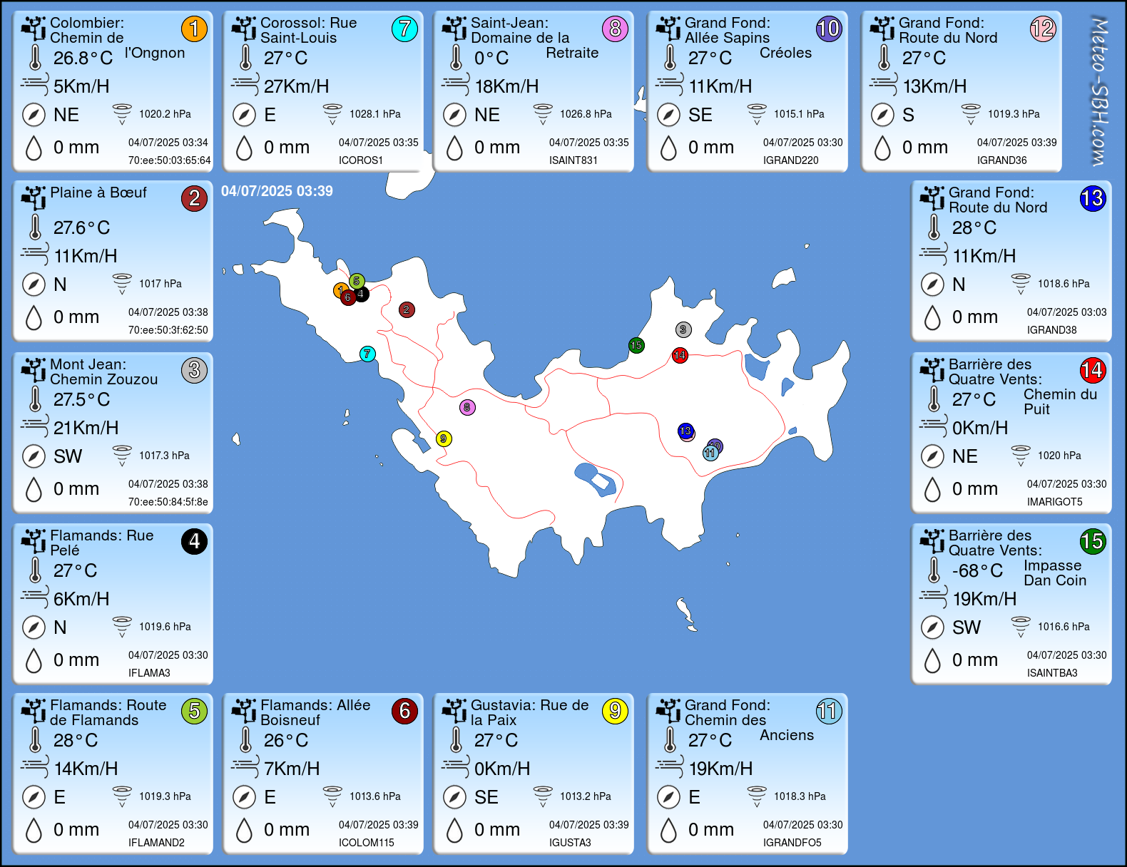 PWS Map SBH