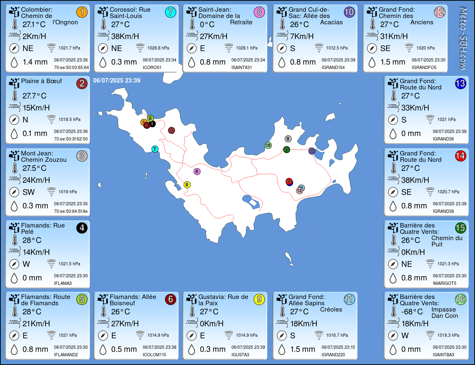 PWS Map SBH