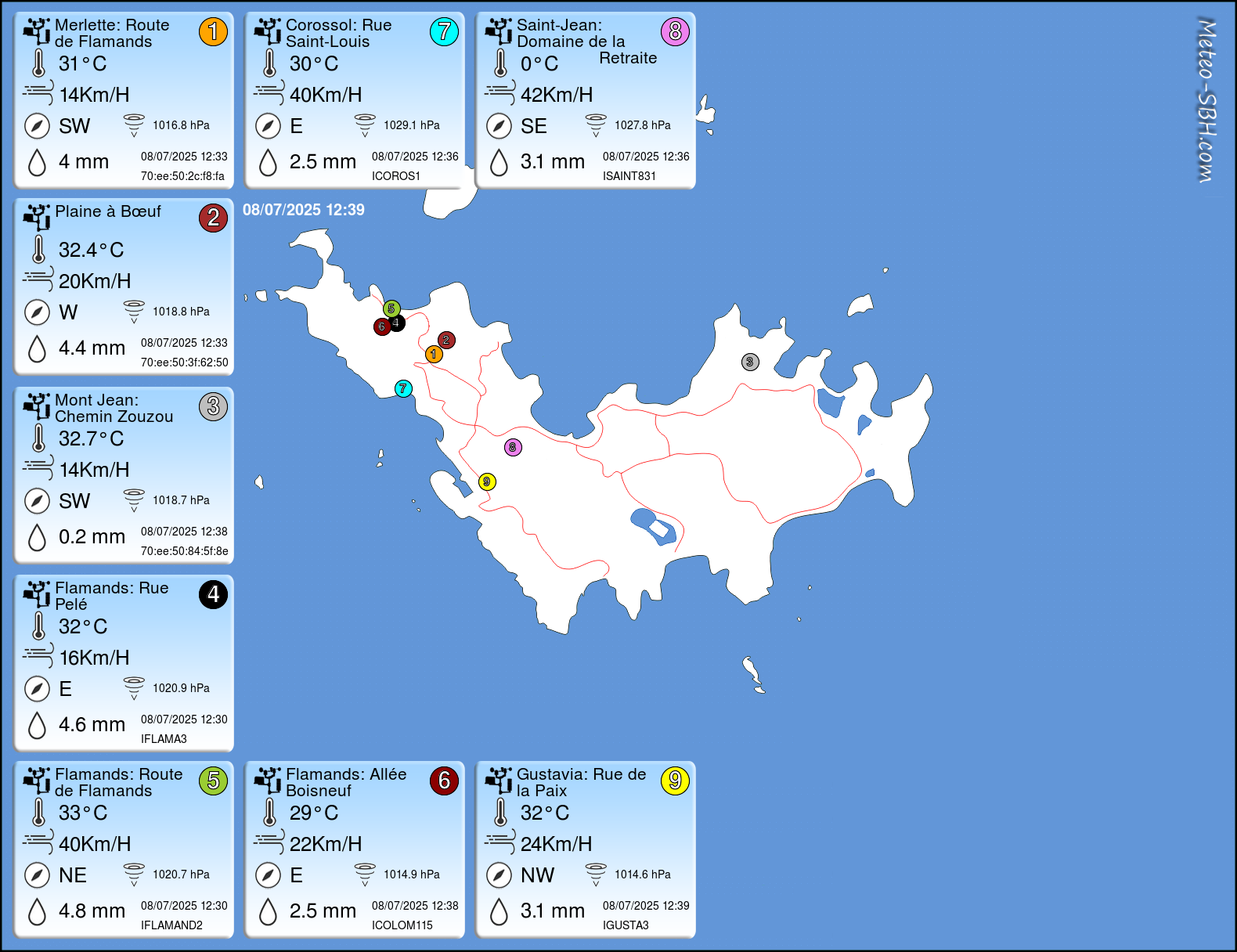 PWS Map SBH