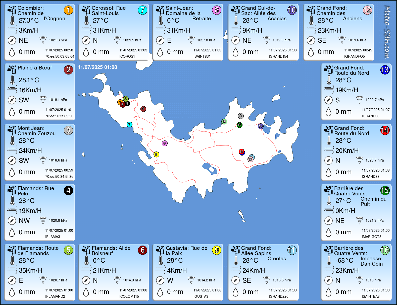 PWS Map SBH
