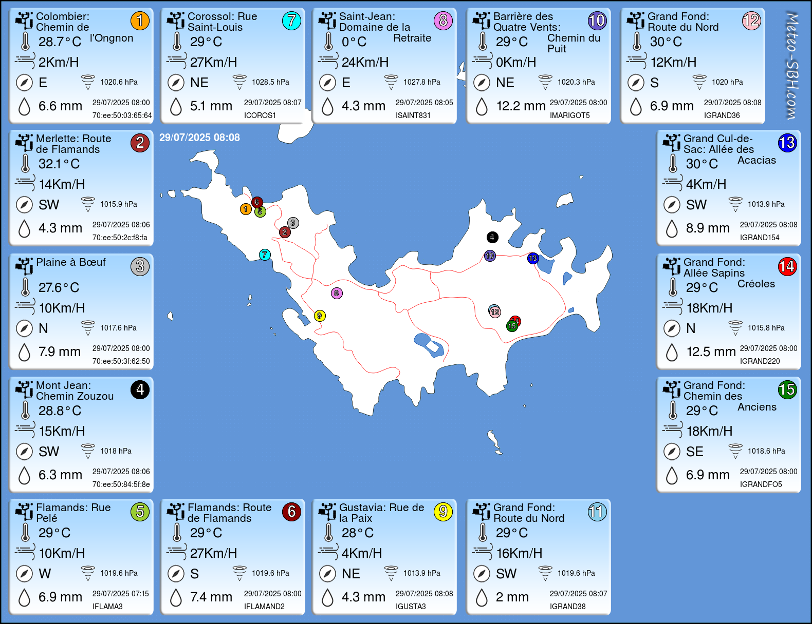 PWS Map SBH