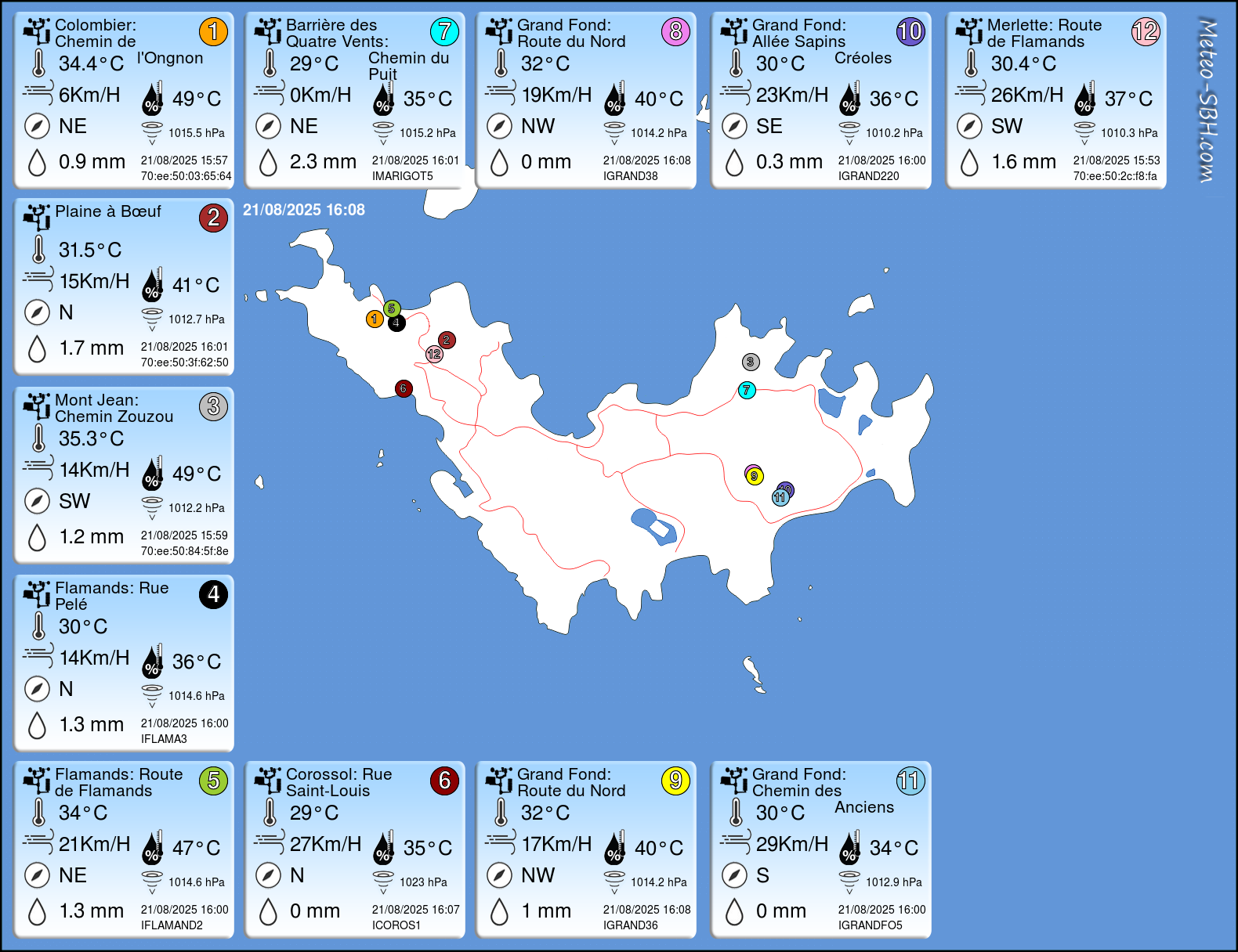 PWS Map SBH