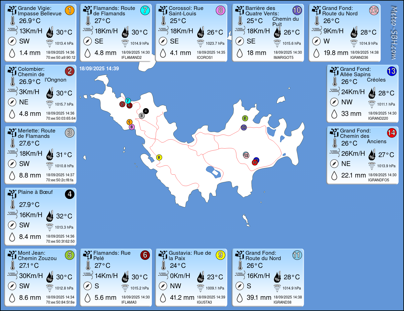 PWS Map SBH