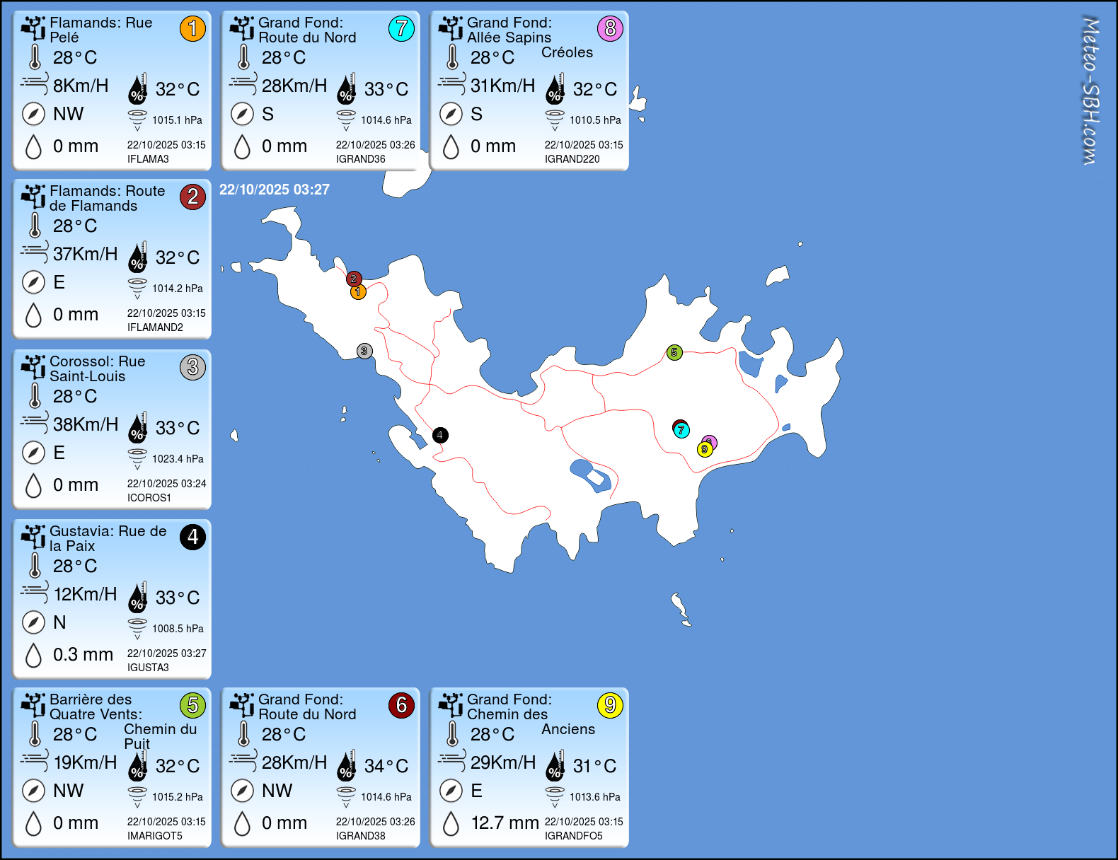 PWS Map SBH