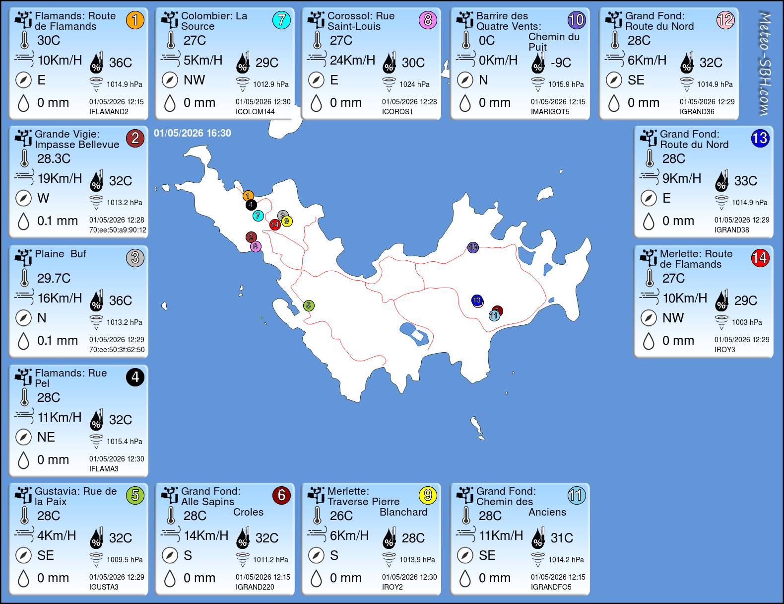 PWS Map SBH
