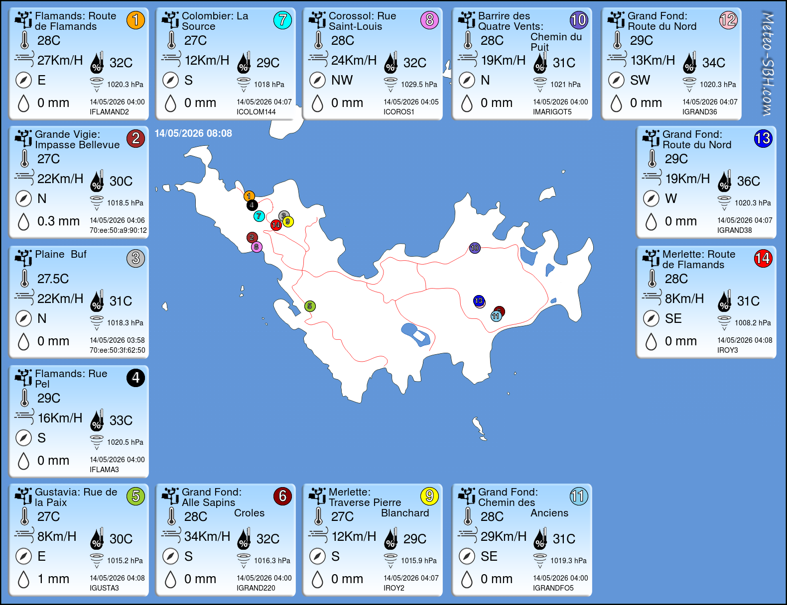 PWS Map SBH