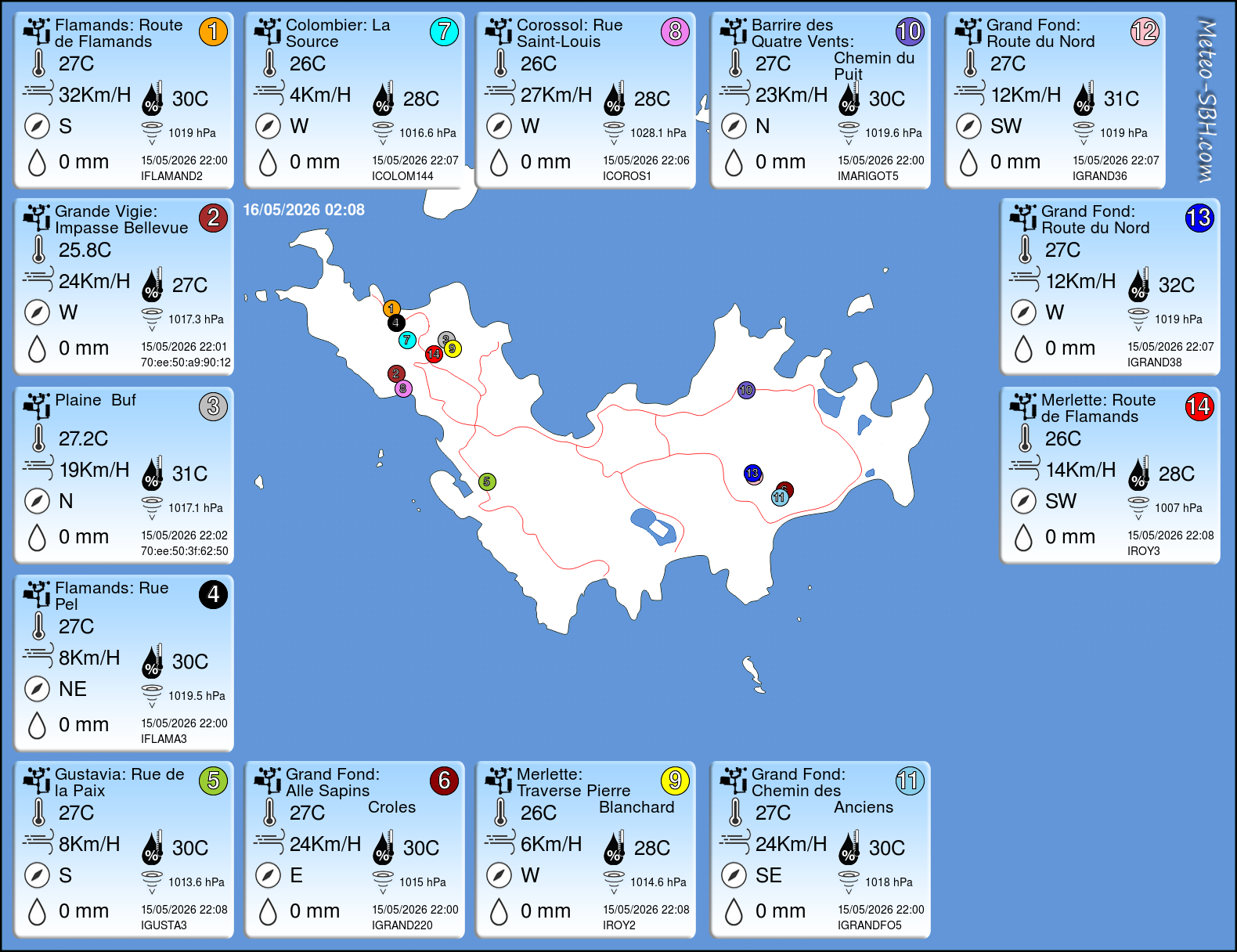 PWS Map SBH