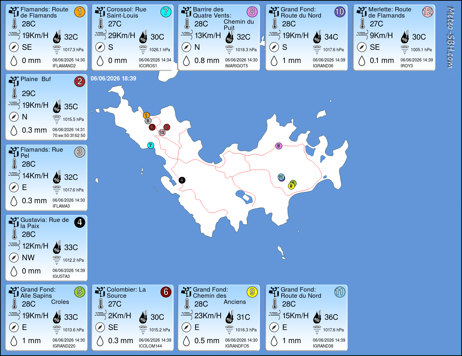 PWS Map SBH