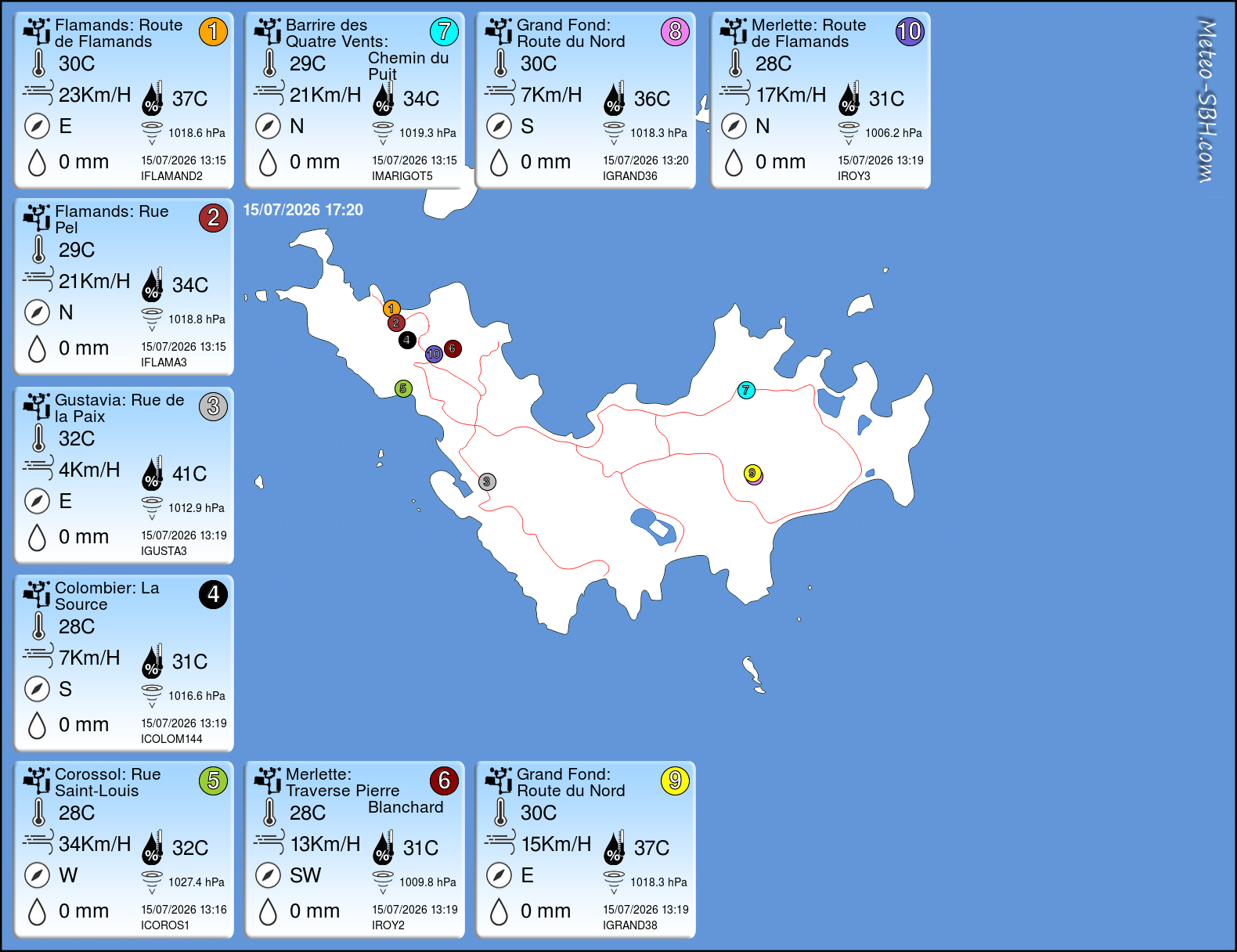 PWS Map SBH