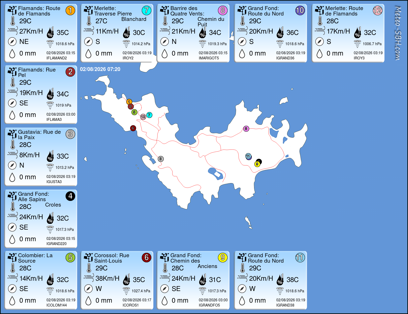 PWS Map SBH