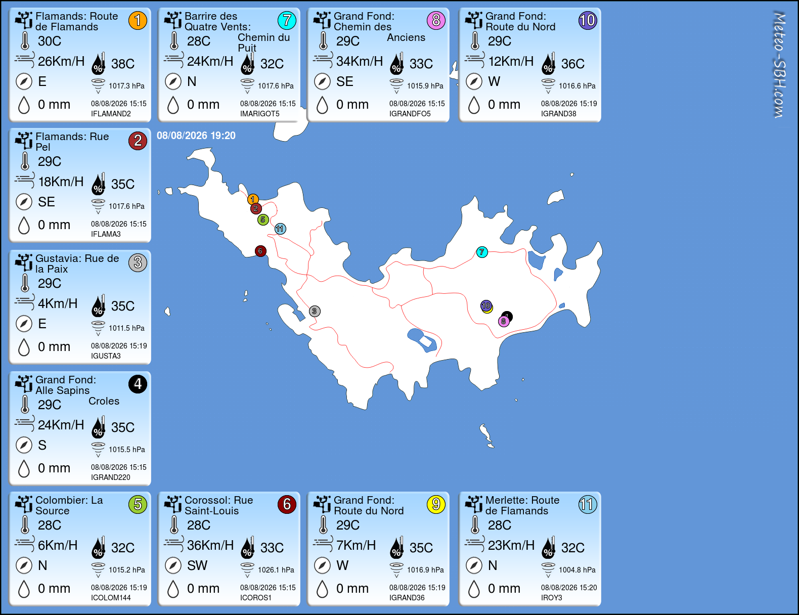 PWS Map SBH