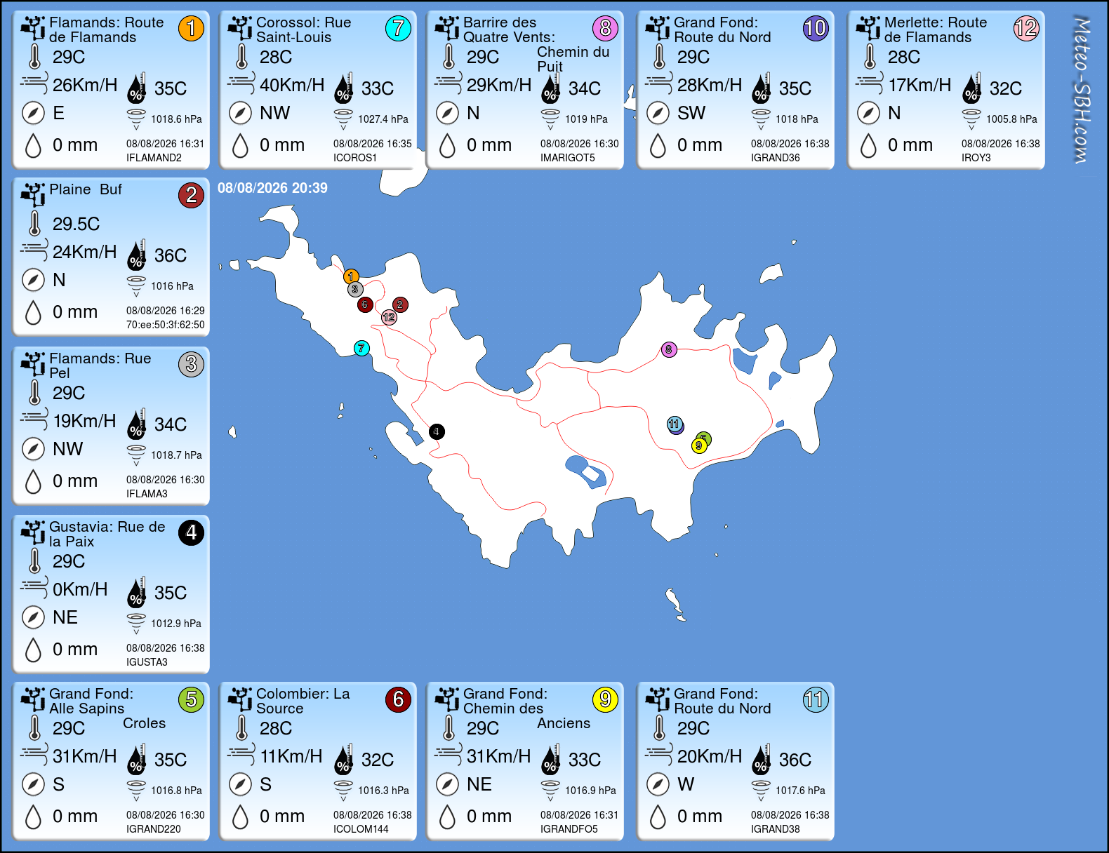 PWS Map SBH