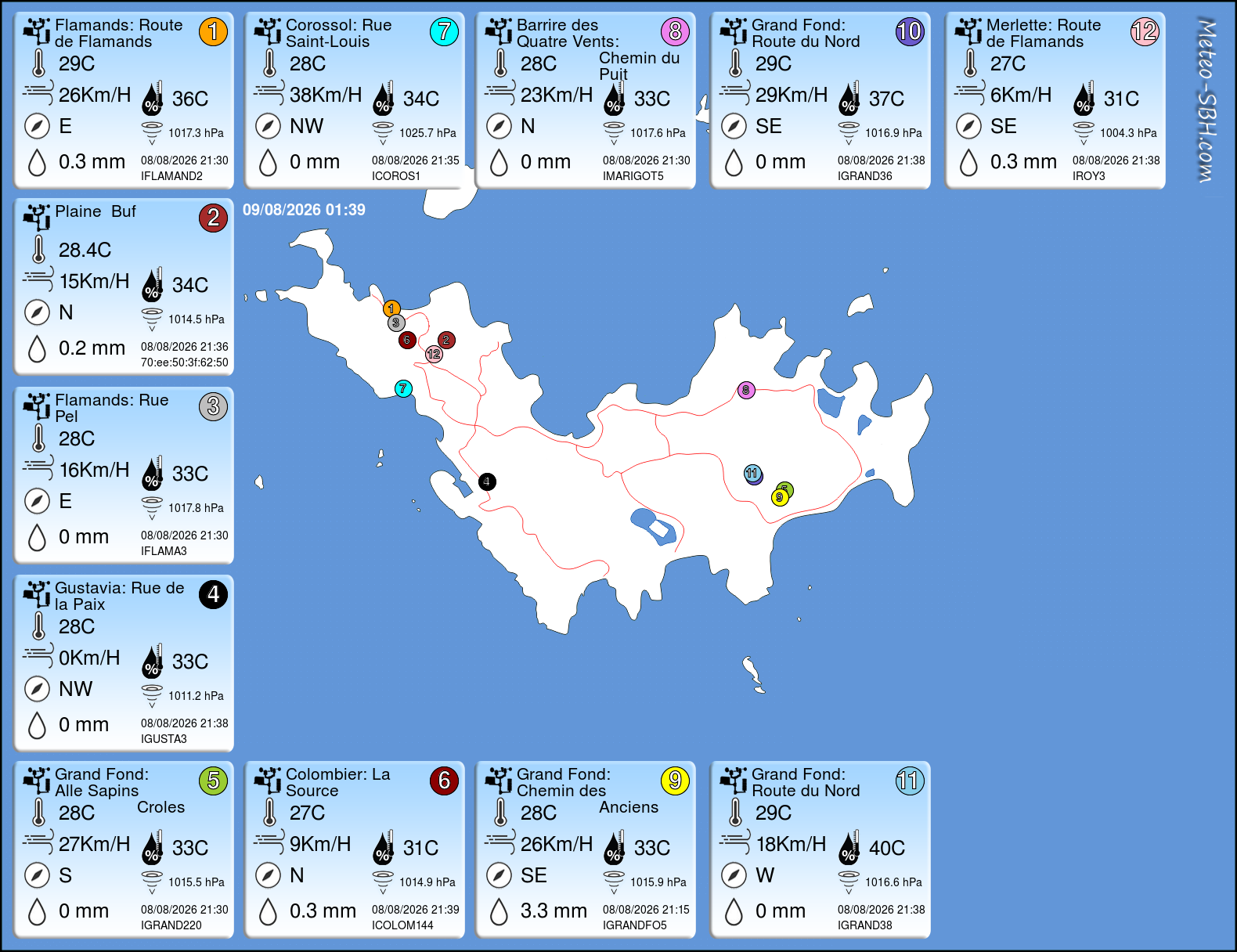 PWS Map SBH