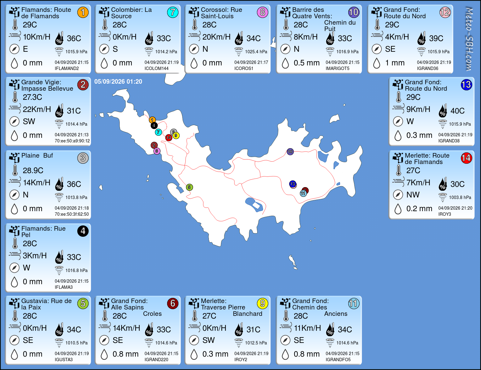 PWS Map SBH